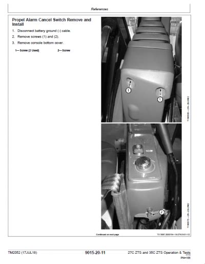 27zts battery location mini excavator|John Deere 27C ZTS, 35C ZTS Excavator Repair Technical Manual.